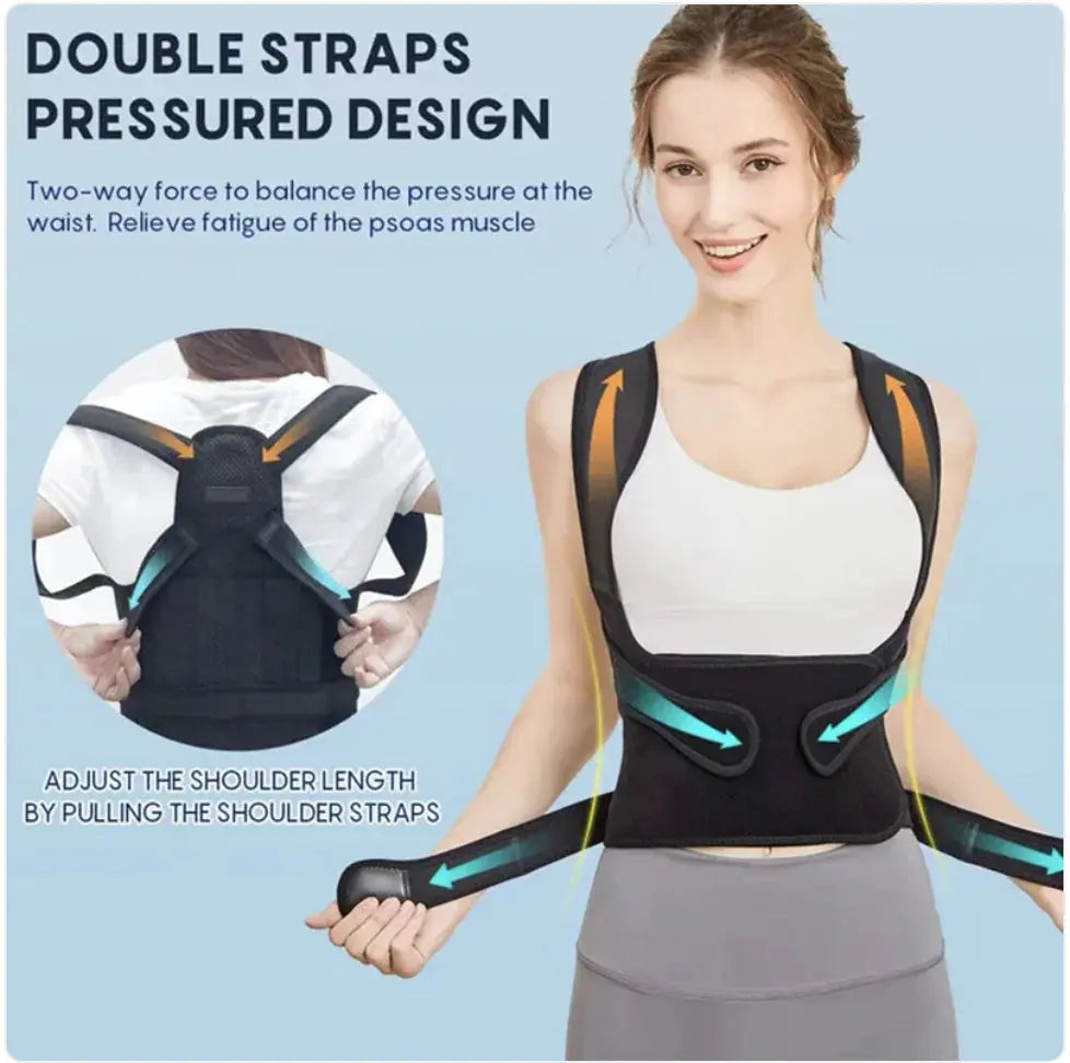 SpineEase™ - Ergonomic Back Posture Corrector (magnetic, adjustable, premium design) My Store